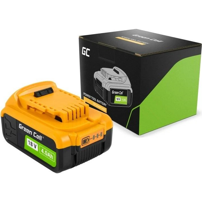 Green Cell 18 V 4,0 Ah Erstatningsbatteri til DeWALT