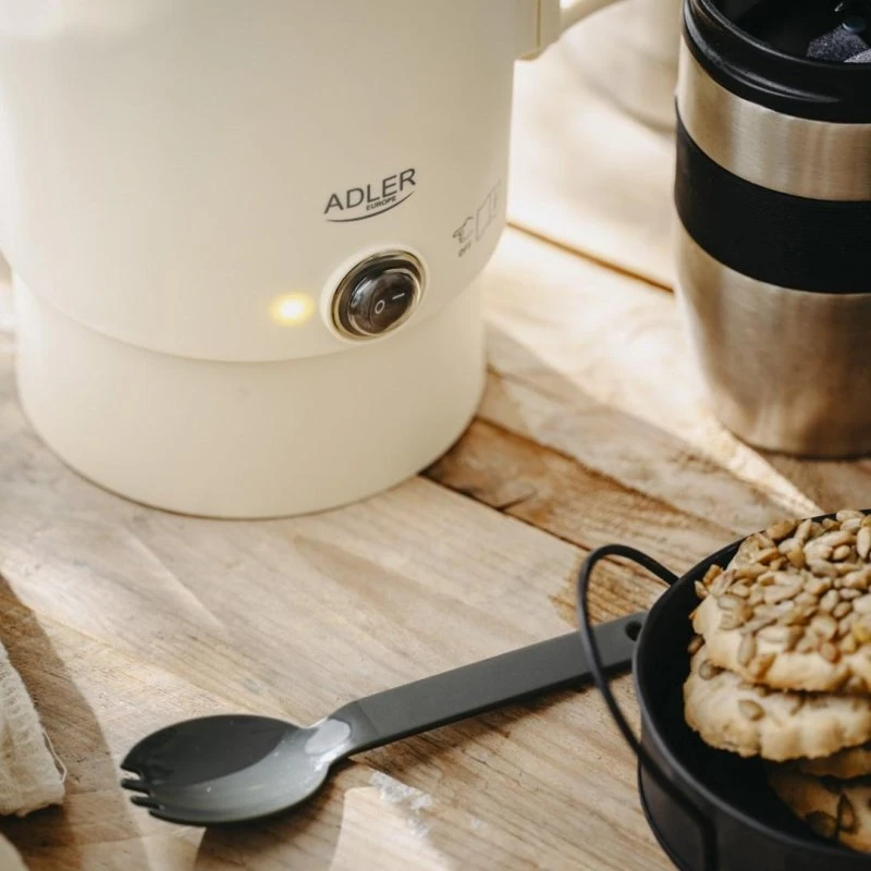 Adler AD 1388b Rejsevandkoger 0,8 L, 650 W, Beige