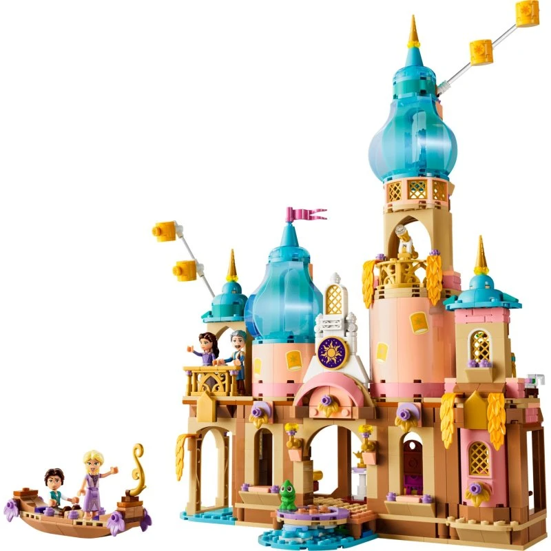 LEGO Disney 43297 Rapunzels Slot – Byggelegetøj til børn fra 6 år