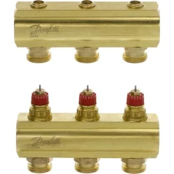 Danfoss FHF-3 Manifold 3+3 til gulvvarme