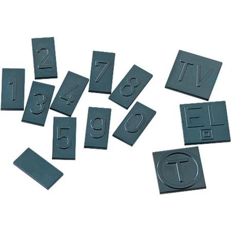 Mærker 1 For PK, 50 stk, 30x15mm, til CDC2000 kabelskabe