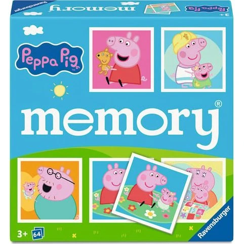 Ravensburger Peppa Pig Memory Spil - 32 Kortpar