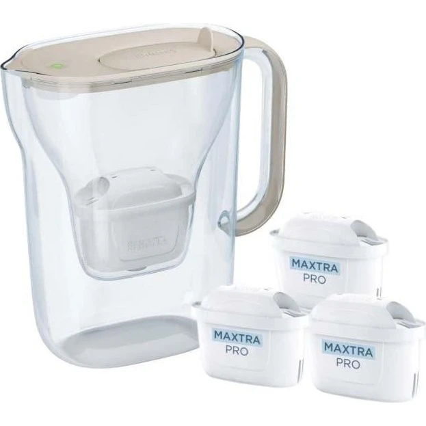 Brita Style Essential Vandfilterkande 2,4L med 3 Maxtra Pro Filtre - Sand