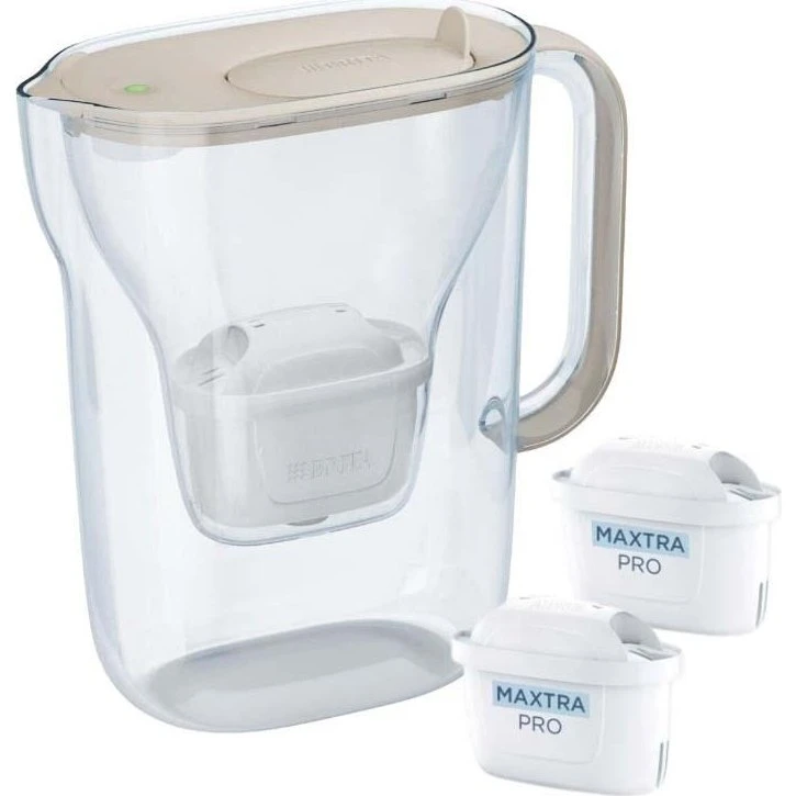 BRITA Style Essential Vandfilterkande 2,4L + 2 Filtre Sand
