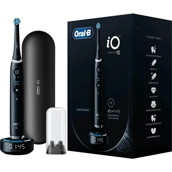 Oral-B iO Series 10 Elektrisk Tandbørste, Sort