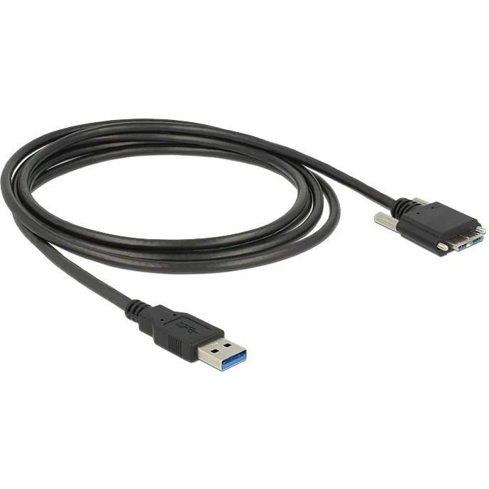 DELOCK 83599 USB 3.2 Gen 1 3 m USB-A til Micro-USB B kabel, sort