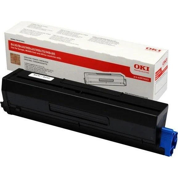OKI 43979202 Sort Toner, Original, 1 stk.