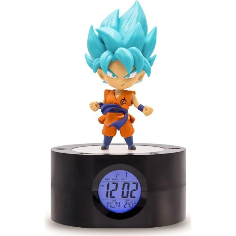 Teknofun Dragon Ball Super Vækkeur med Lys - 18cm - Goku
