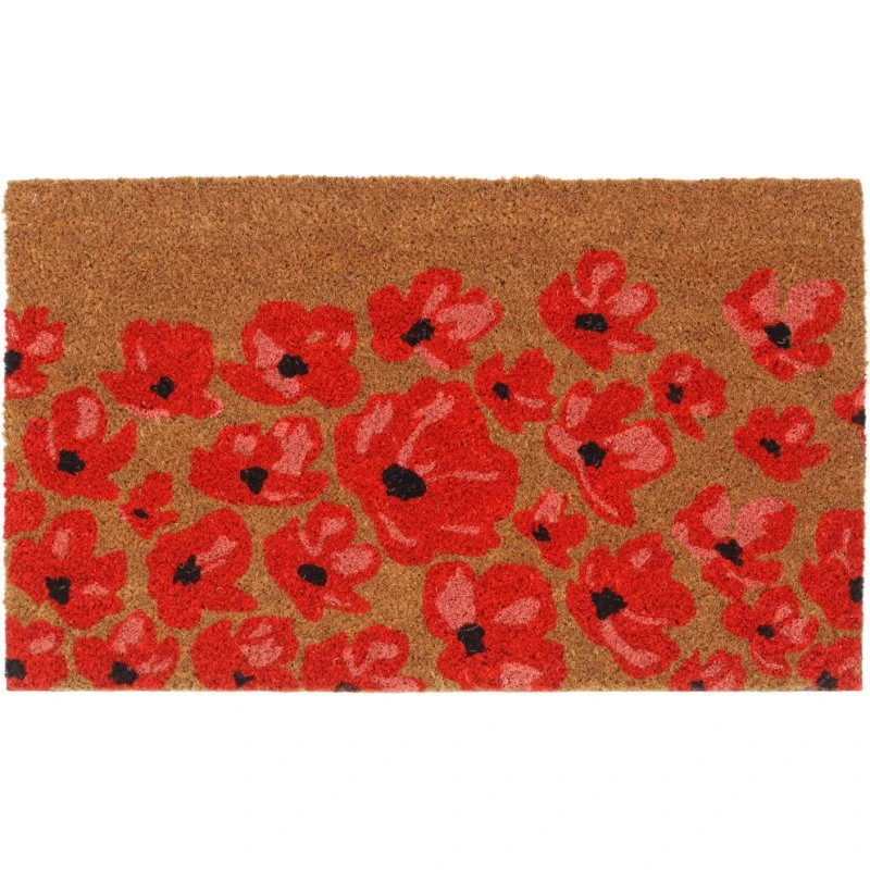 vidaXL dørmåtte 45x75 cm tuftet coir naturfarvet