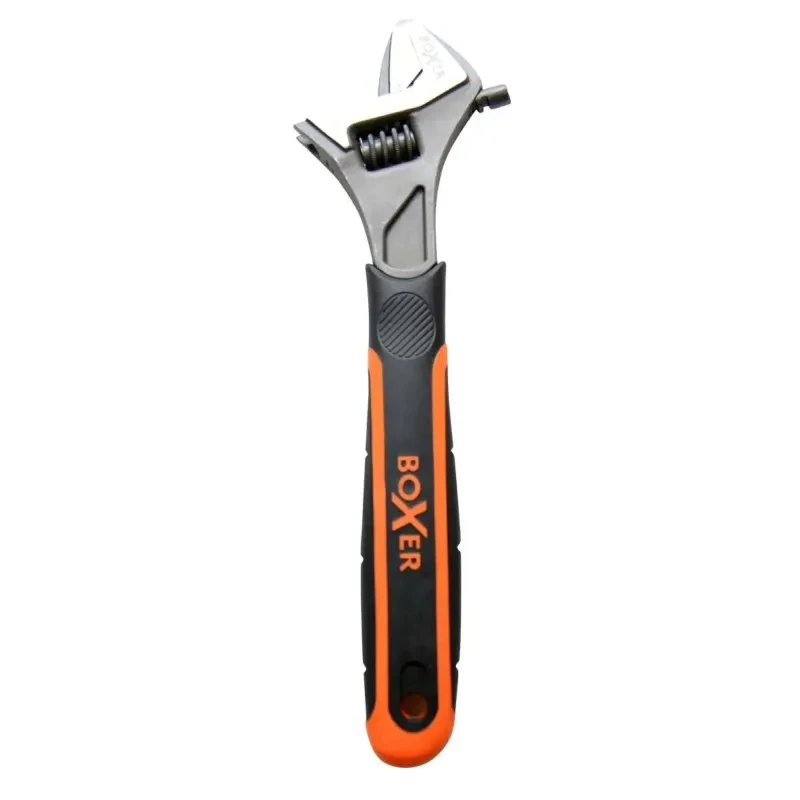 Boxer Skiftenøgle 300 mm - 12'' CR.V stål, børstet nikkel