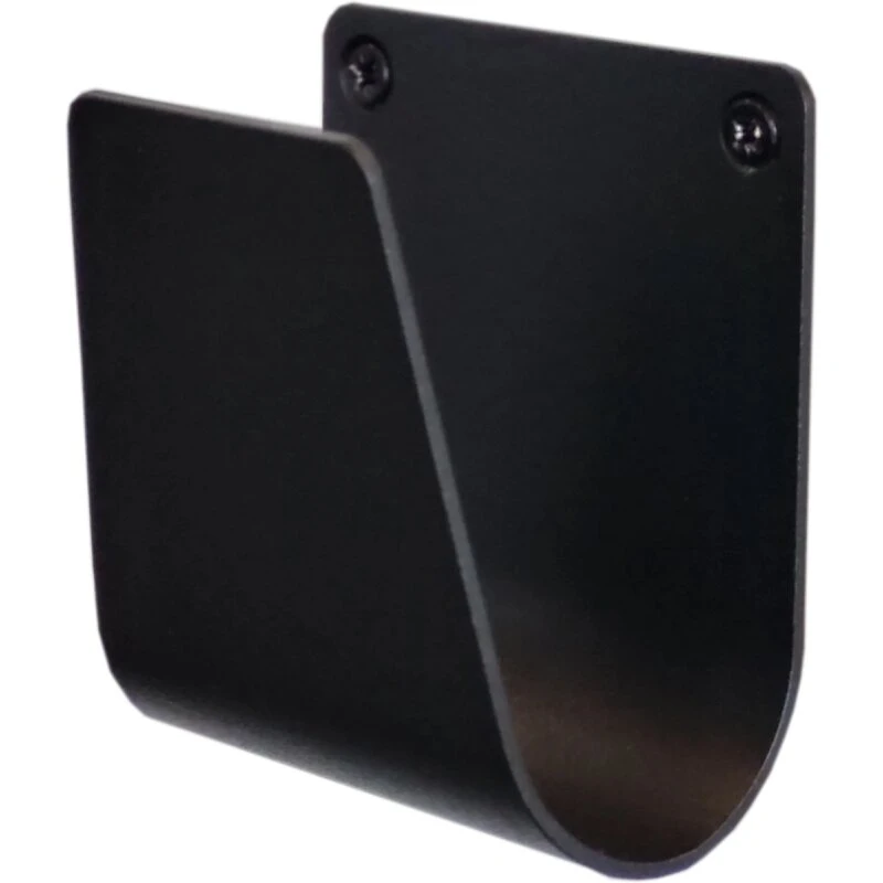 S-Line Kabelholder til elbil, sort aluzink-stål 80×90 mm