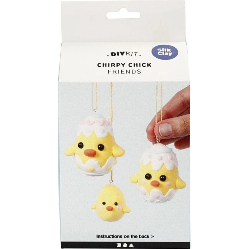 Creativ Company Silk Clay Modellering Kreasæt - Chirpy Chick