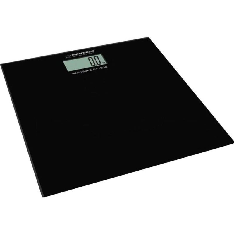 Esperanza Badevægt LCD, Sort, Op til 180 kg
