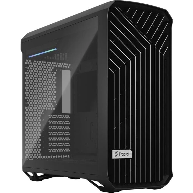 Fractal Design Torrent Black TG Light Tint - Miditower, Sort