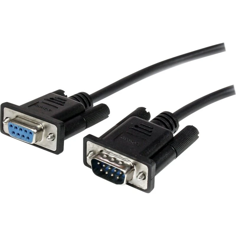 StarTech.com 1m DB9 RS232 Serial Kabel Sort M/F