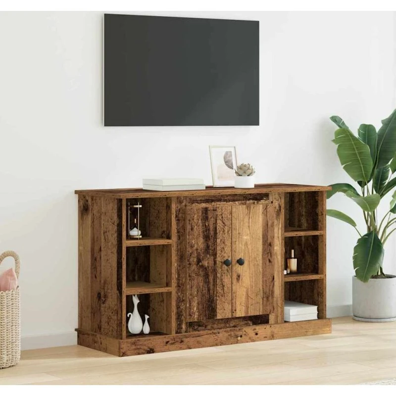 vidaXL Sideboard Gammelt Træ 100 x 35,5 x 60 cm