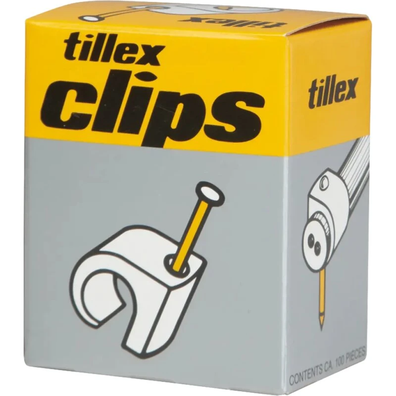 Tillex Clips C 7-10 G 1,8x25 mm, Grå, 100 stk