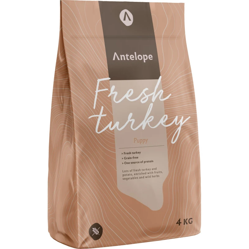 Antelope Kornfri Hvalp Fresh Turkey