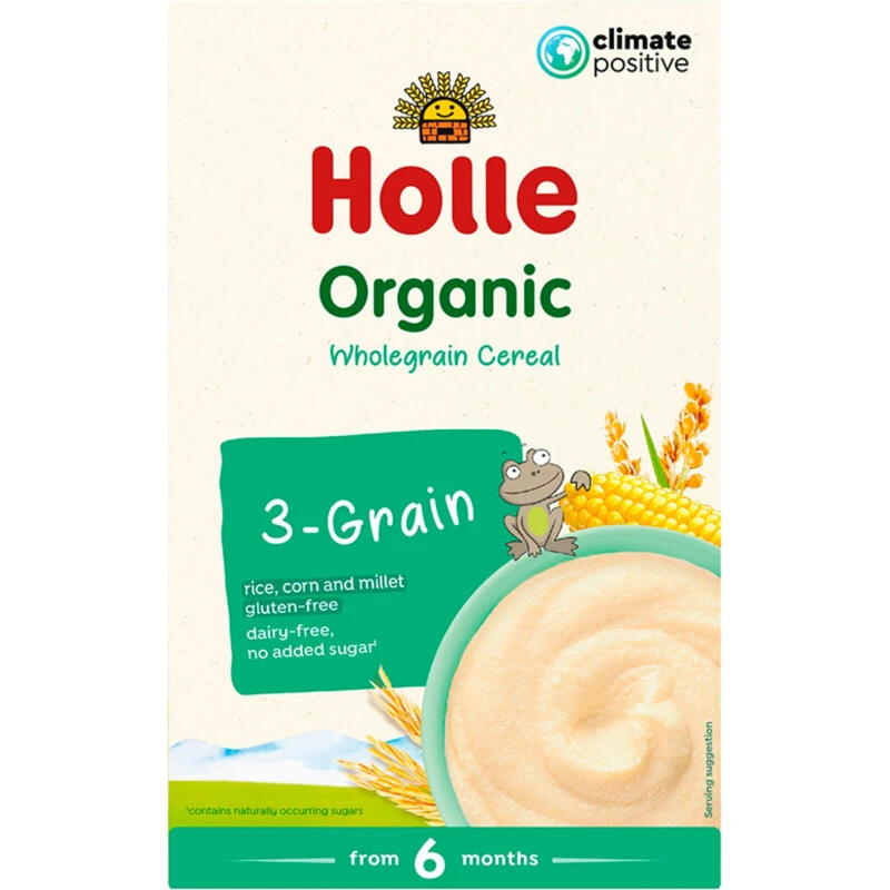Holle 3-kornsgrød Økologisk 250 g