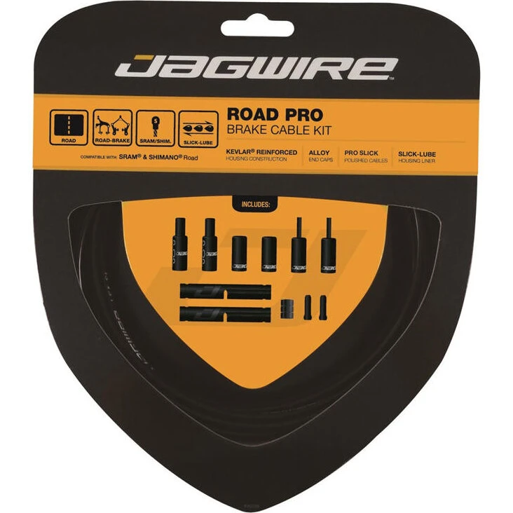 Jagwire Road Pro bremsekabelsæt (Kevlar, 5 mm)