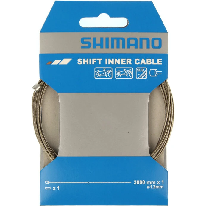 Shimano Gearwire rustfri 1,2 x 3000 mm – Road/MTB