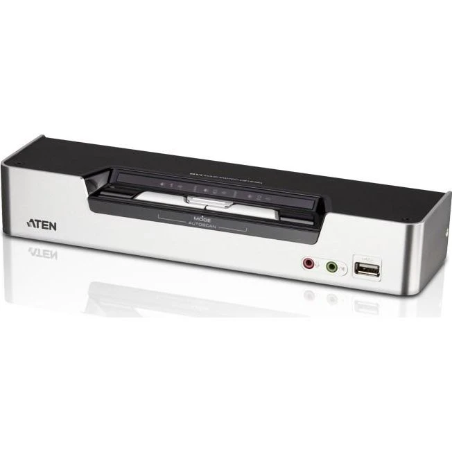 ATEN CS1642A KVM-switch USB DVI Dual-View 2-porte med lyd og USB-hub