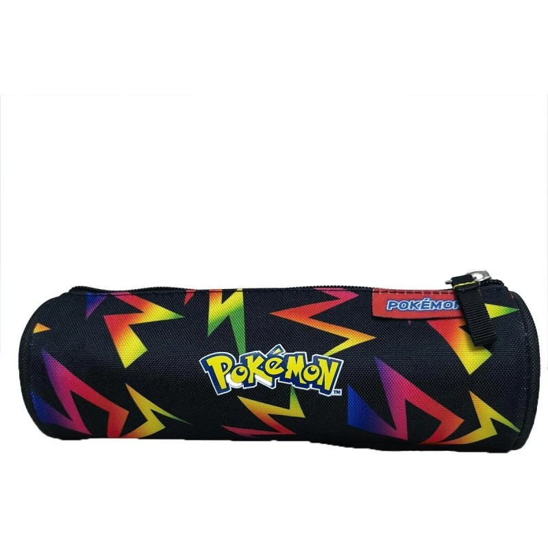 Pokémon Penalhus Neon Rund - Sort 7x7x22cm