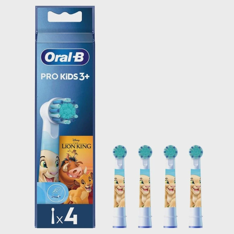 Oral-B Kids Løvernes Konge Børstehoveder, 4-pak