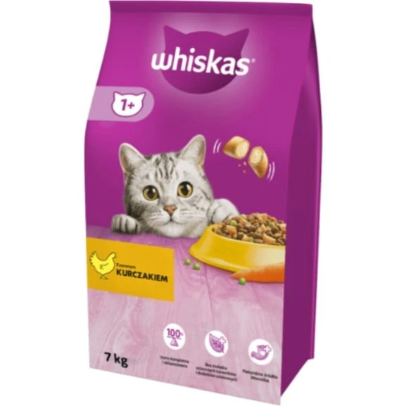 Whiskas Adult Kylling, Grøntsager 7 kg