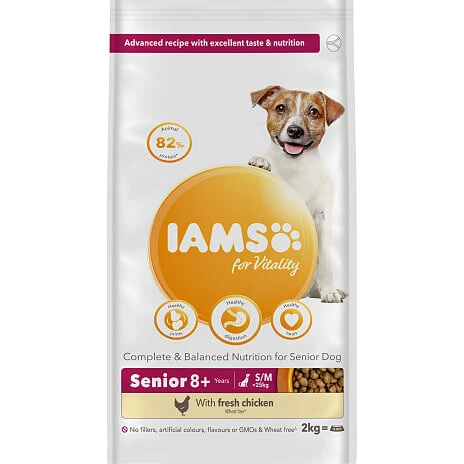 IAMS Senior & Mature Tørfoder 12 kg - kylling