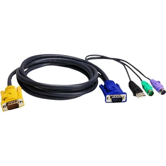 ATEN 2L-5302UP KVM-kabel 1,8 m, sort
