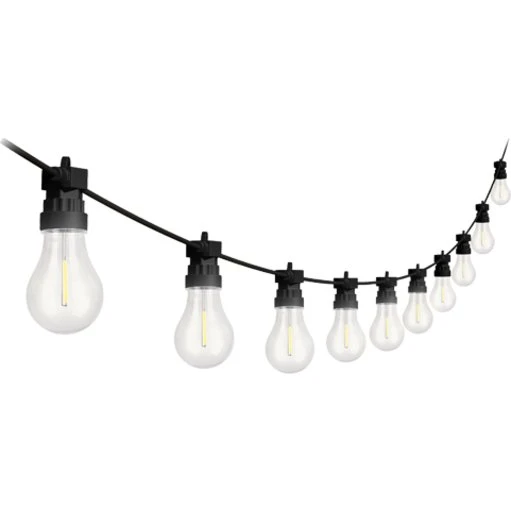 4lite Antheia Festoon solcelle lyskæde 5 m, 10 varm hvide LED