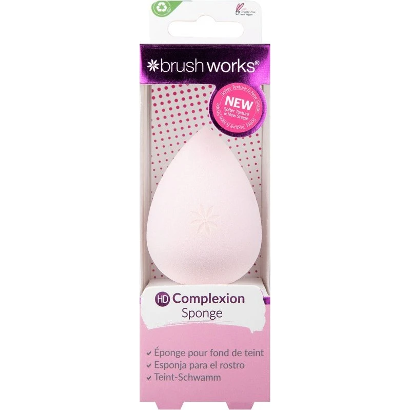 Brushworks Complexion Sponge – Ultrablød Makeupsvamp, latexfri