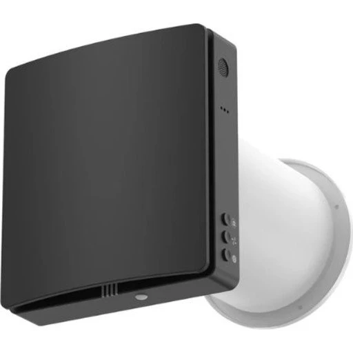 Arida Venti 160 WiFi-ventilator med varmegenvinding, sort