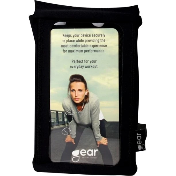 Gear Sportsarmbånd S/M til iPhone 6/7/8/SE2020/22, Sort