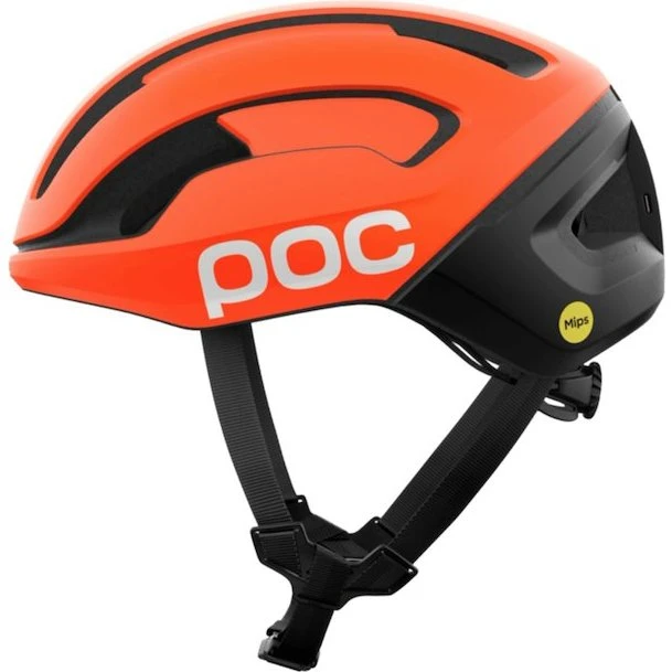 POC Omne Beacon MIPS Cykelhjelm, Fluorescent Orange/Uranium Black, 56-61 cm