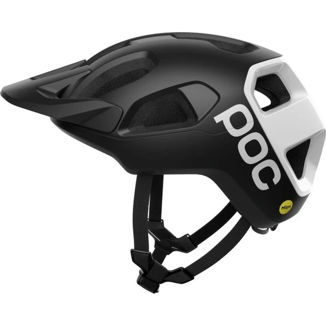 POC Cularis Cykelhjelm Uranium Black Matt/Hydrogen White, L/59-62