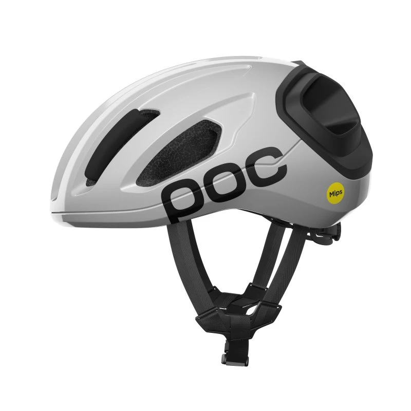POC Amidal Cykelhjelm MIPS Hydrogen White/Uranium Black Matt L