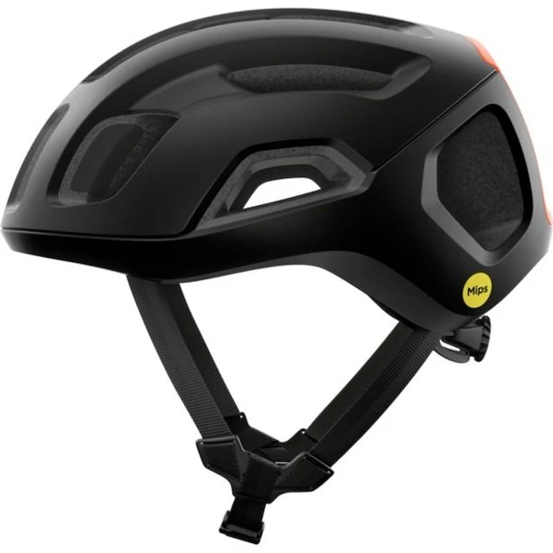 POC Ventral Air MIPS cykelhjelm, uranium black/fluorescent orange, S/50-56 cm