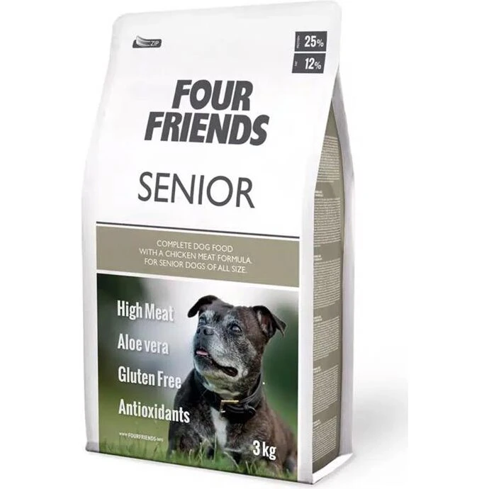 Four Friends Senior Tørfoder 3 kg