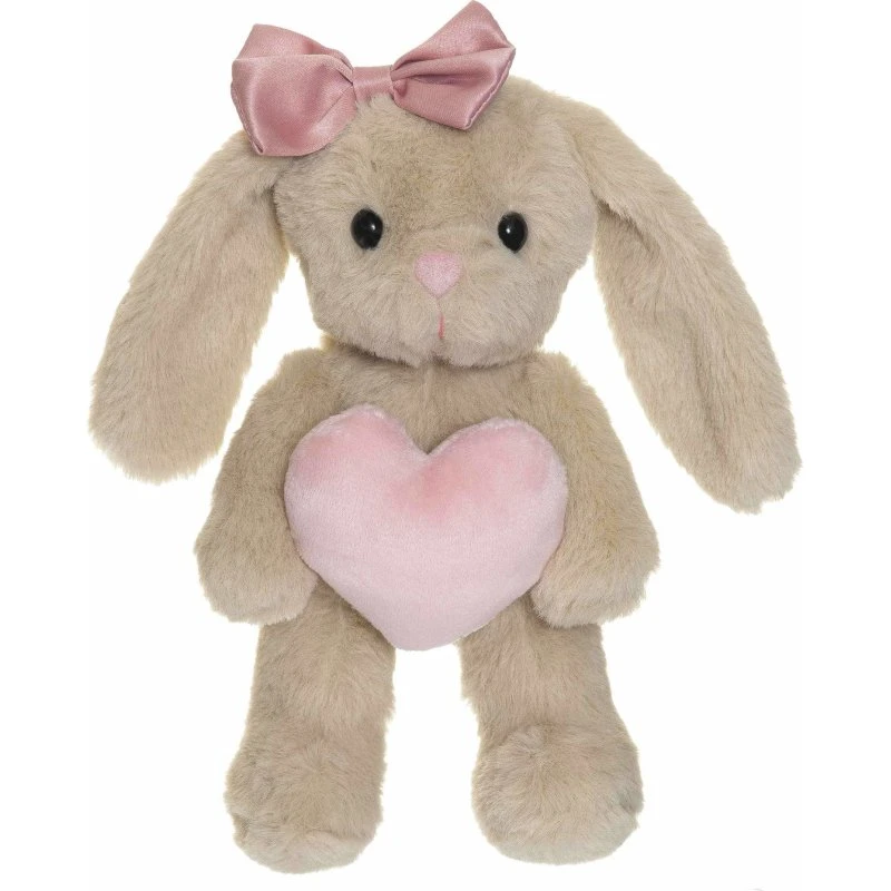 Teddykompaniet Tyra med Hjerte, Beige, 20 cm