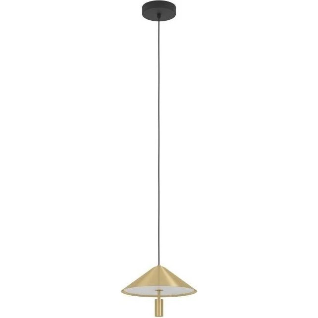 EGLO PARAGUAY LED-pendel 270 mm sort/børstet messing