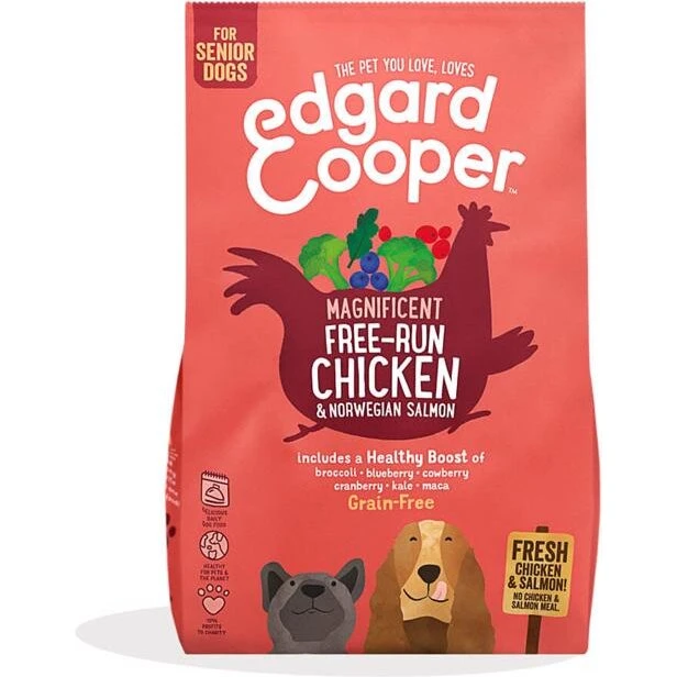 Edgard Cooper Magnificent Free-Run Chicken & Salmon Senior 12 kg
