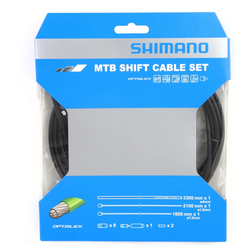 Shimano Gearkabelsæt Optislick MTB sort
