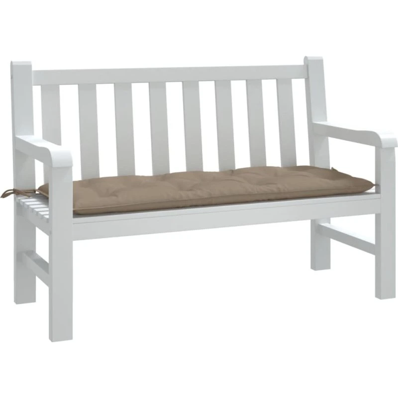vidaXL Hynde til Havebænk 120x50x7 cm Gråbrun Oxfordstof