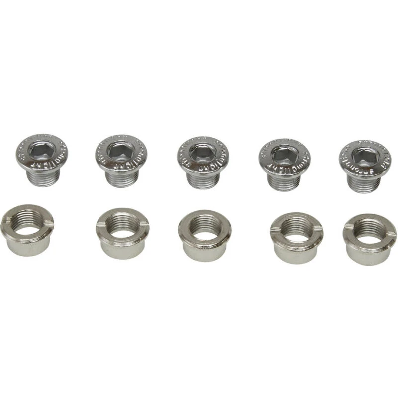 STRONGLIGHT drevbolte 5-arm Road, sølv (sæt 5)