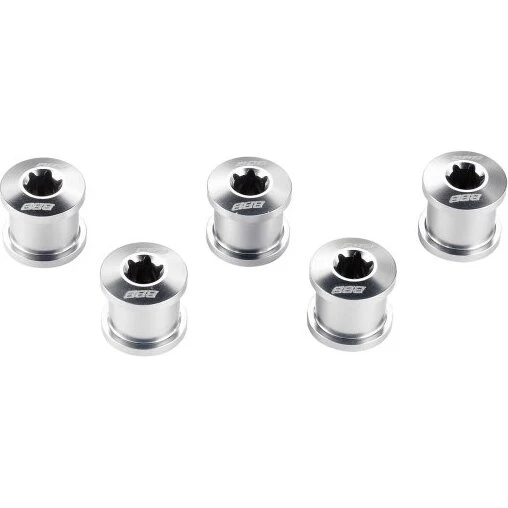 BBB Cycling Hexstars klingebolte til dobbelt kranksæt, sort (5 stk)