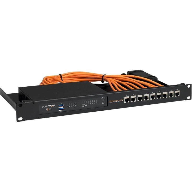 Rackmount.IT RM-SW-T11I - 1U rackmonteringsbeslag, sort