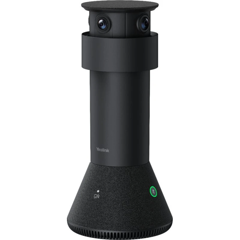 Yealink MTower 8MP Konferencekamera, 322° Synsfelt, Sort