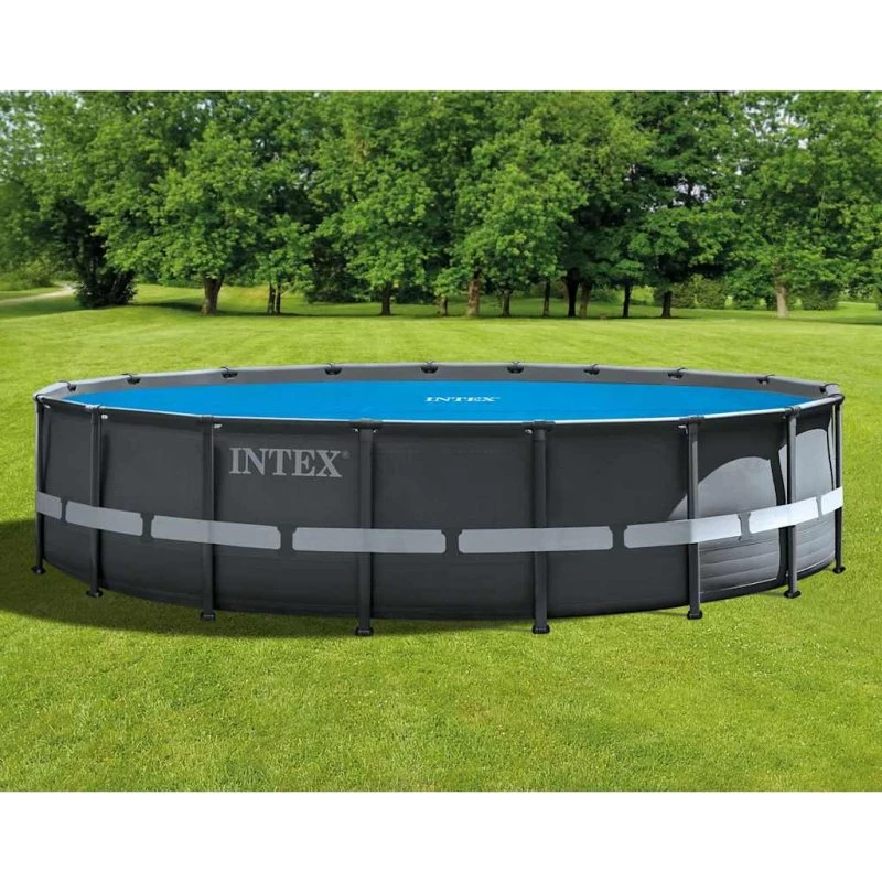 Intex Solopvarmet Poolovertræk 538 cm, Blå